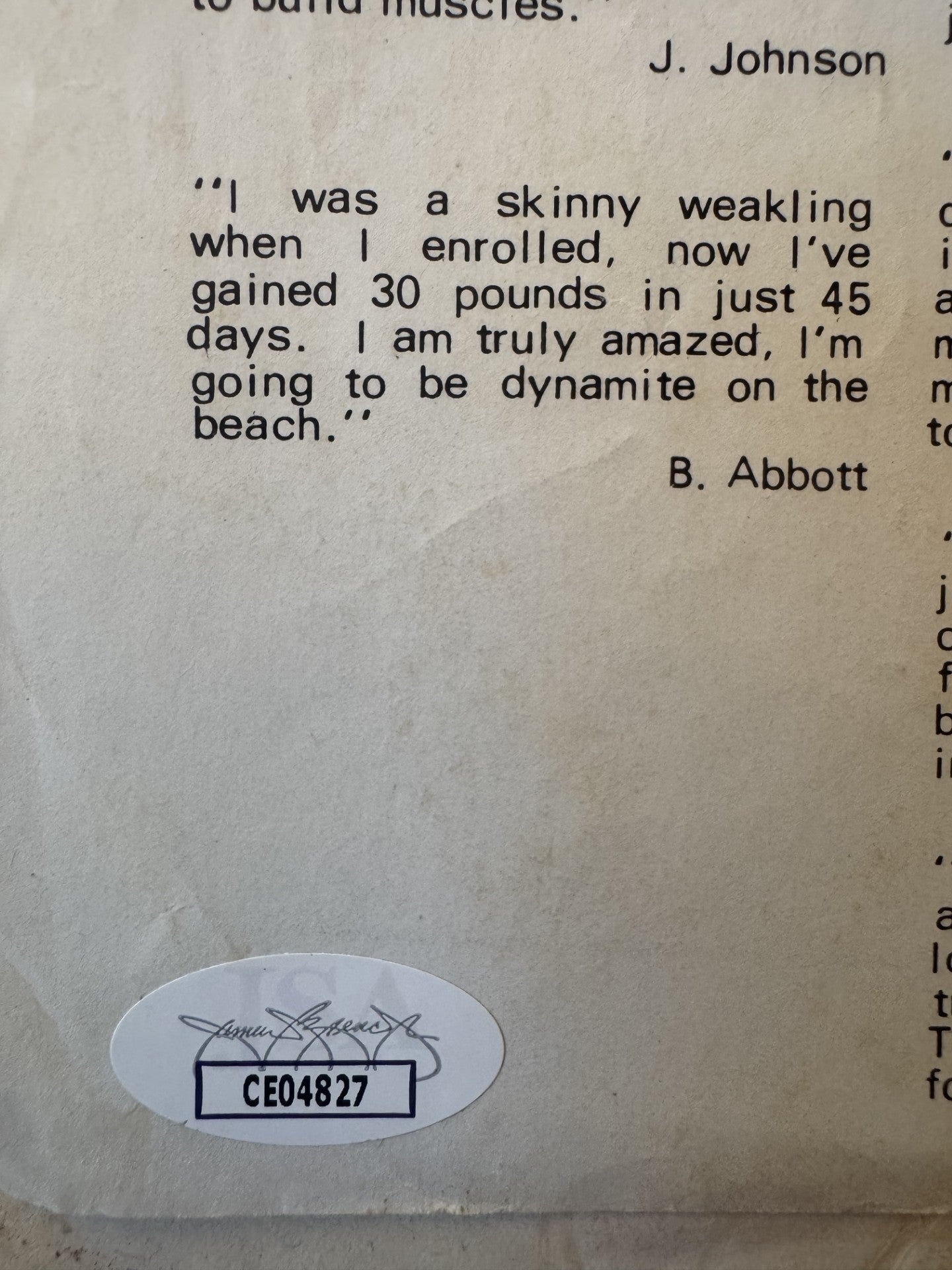 George Foreman Signed Autographed Rare Vintage Boxing Magazine/program COA